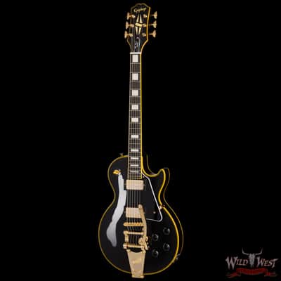 Epiphone Joe Bonamassa 1959 Les Paul Custom with Bigsby Antique Ebony 9.95 lbs image 3