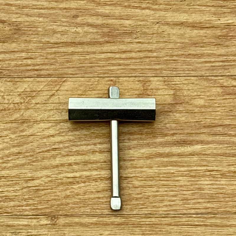 Vintage 1960s Ludwig / Gretsch / Slingerland Rail Consolette Hex Drum Key image 1