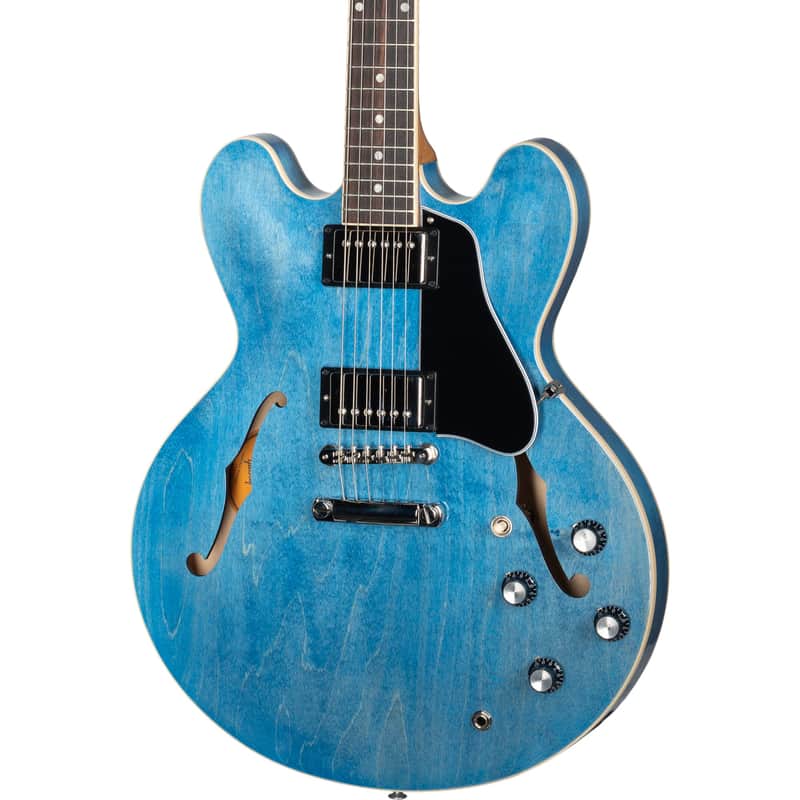 Gibson ES-335 Semi-Hollow Electric Guitar - Ocean Blue image 1