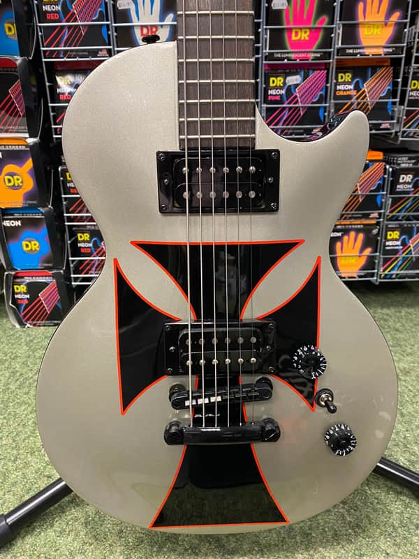 Epiphone Standard ENLB Les Paul Baritone guitar Iron Cross | Reverb