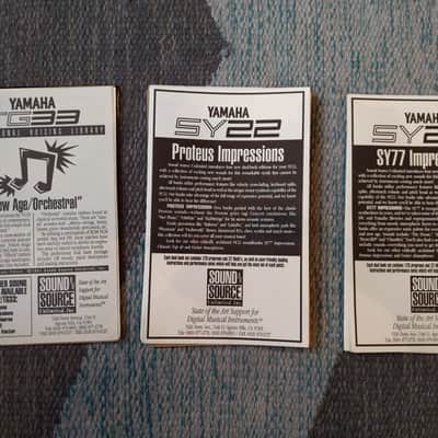 Sound Source Unlimited SY22/TG33 Sounds on Floppy Disk (DOS) 1990s image 3
