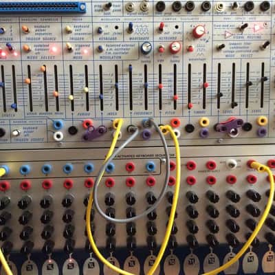 Buchla 208 music easel and Serge TKB modular analog synth and sequencer clones image 1