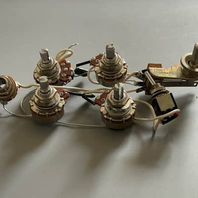 Vintage 1973 USA Guild S-100 Polara Wiring Harness Stackpole Switchcraft 2 Volume / 2 Tone / 3 Way Switch Possibly Fits Jetstar image 3