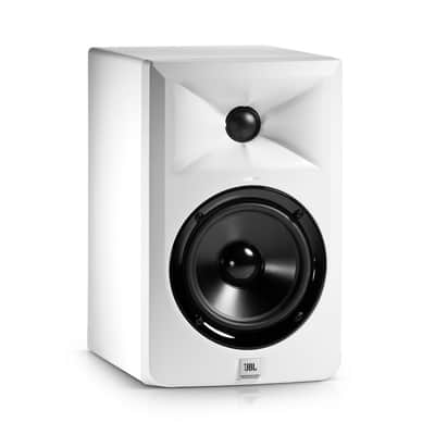 JBL LSR305 5 inch Active Studio Monitors, White (Pair) image 3