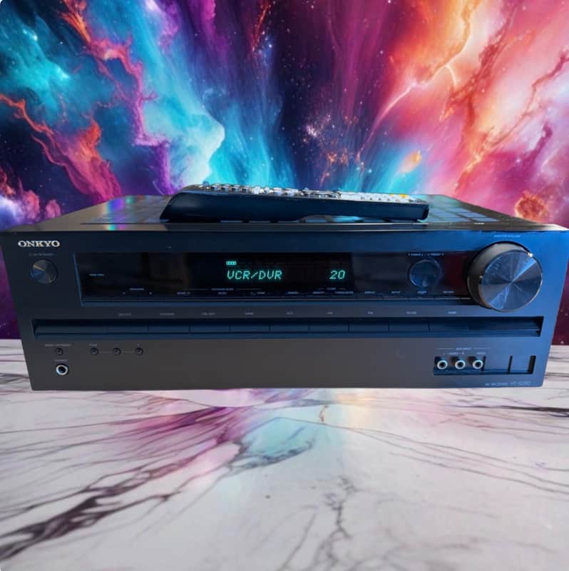 Onkyo HT-R390 AV Receiver Black Home Theater With Remote Bundle Serviced Beauty!