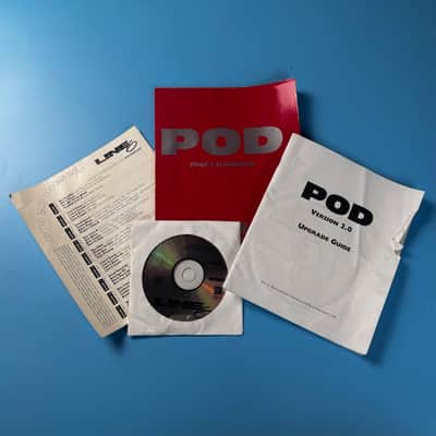 Line 6 POD Pilots Manual, Upgrade Guide And CD-roms! P353 image 1