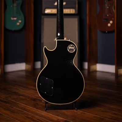 Gibson Custom Shop Murphy Lab 1957 Les Paul Custom Reissue 3-Pickup Bigsby Light Aged Electric Guitar 2023 - Ebony image 12