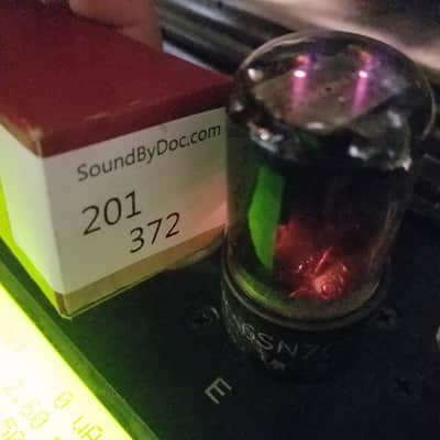 Ken-Rad VT-231 tNOS AT1000 TESTED Balanced! PI Vacuum Tube greyglass black glass WWII military JAN-CKR-6SN7-GT dual triode 1941-1946 image 4