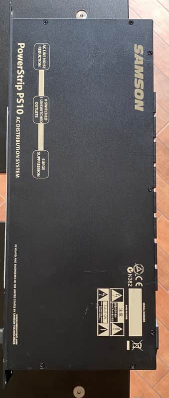 Samson PowerStrip PS10 Power Supply 2010 - Black image 1