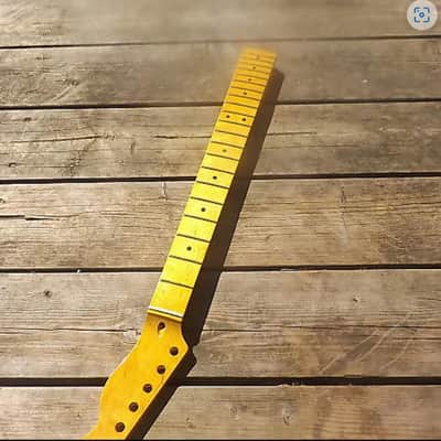 21 Fret Vintage Tint Maple T guitar neck replacement fits OEM image 1