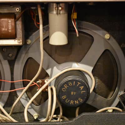 Vintage 1960s Burns London Orbit Two 2x10 Elac Combo Amplifier w/ Cover image 10