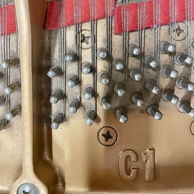 Yamaha C1 PIANOFORTE MEZZA CODA NERO image 7