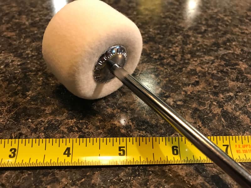 Ludwig Parts L1286 Hard Felt Speed King Bass Drum Pedal Beater image 1