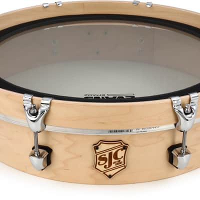 SJC Custom Drums Tour Series UFO Drum - 4 x 20-inch - Natural image 1