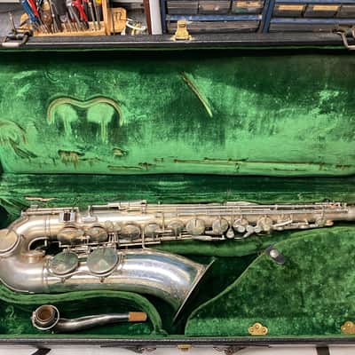 King Zephyr Tenor Saxophone 1938 - Satin Silver image 1