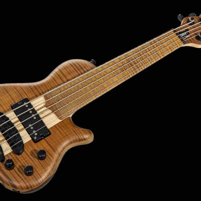 Mayones Cali 5 Mini Bass Flamed Maple T.E.W. - Trans Natural Matt image 2