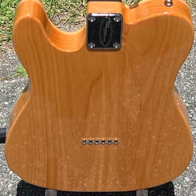 2015 EKlein Custom Telecaster Electric Guitar Amber Flame Maple Ed Klein Tele image 5