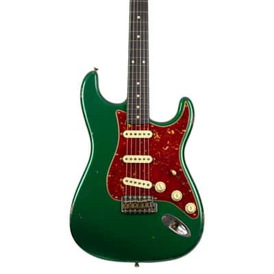New Fender Custom Shop Todd Krause Masterbuilt '63 Stratocaster Journeyman Faded Sherwood Green Metallic w/Josephina Hand Wound Pickups #R140215 image 7