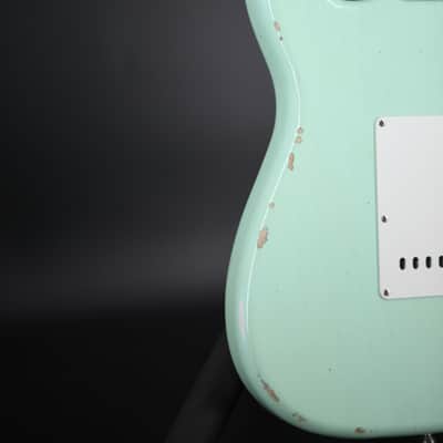 Fender Limited Edition Fat 1954 Stratocaster Relic - Faded Aged Surf Green image 12