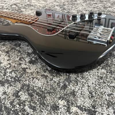 Fender Deluxe Series Jazz Bass 1998 MIM Black Rosewood FB 4-String Bass Guitar image 4