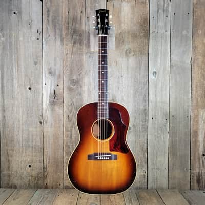 Gibson  LG-1 1965 with Transitional 1 5/8" Nut & Replaced Bridge Original Case - Natural image 2