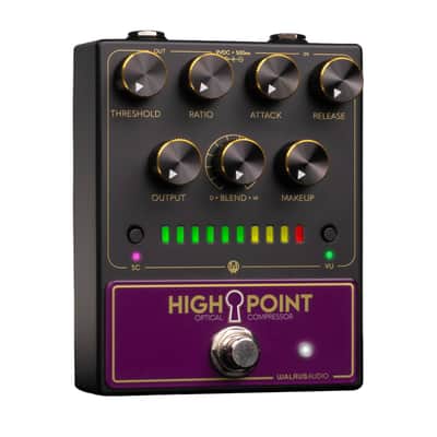 Walrus Audio Highpoint Analog Optical Compressor 2026 - Present - Black image 1