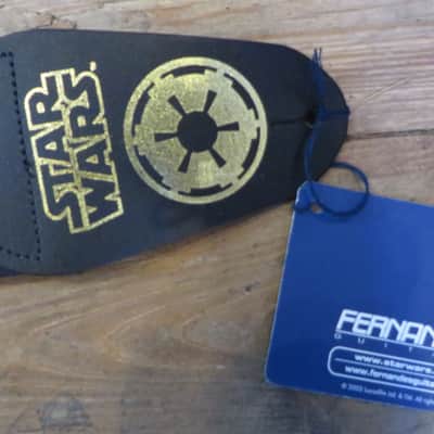 Fernandes Star Wars Leather Guitar Strap 3" New Old Stock Officially Licensed image 2