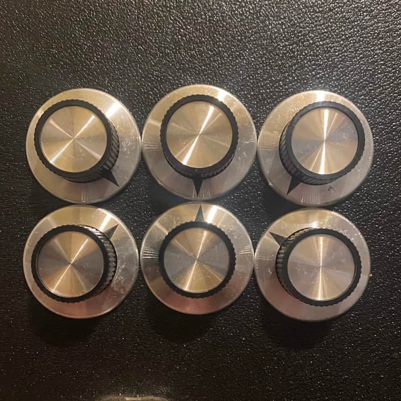 set of x6 Laney supergroup Amplifier control knobs image 1