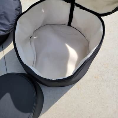 DW Collector's Series VLT 4 Piece Drum Shell Pack W/ Bags 13/16/18/24 - Creme Oyster (C013-8) image 25