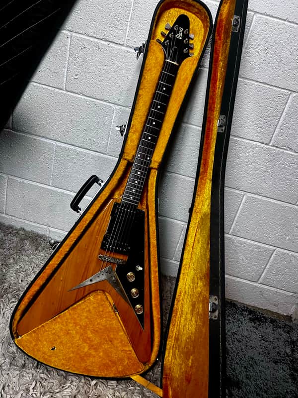 Ibanez Vintage Flying V 2387 Rocket Roll Custom 1975 Natural image 1