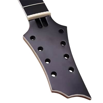 Okoume 8-String Guitar Neck, 24 Fret, Artificial Rosewood Fretboard image 3