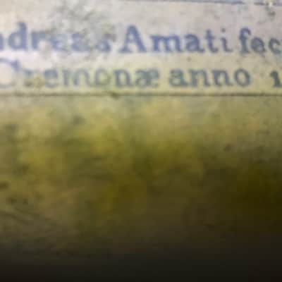 Antique Violin Labeled "Andreas Amati" image 10