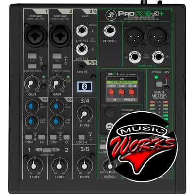 Mackie   Profx6 V3 + Plus Mixer + Usb Recorder image 2