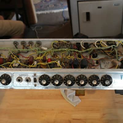 Fender Silverface Vibrolux Reverb Chassis/Head 1972 image 1