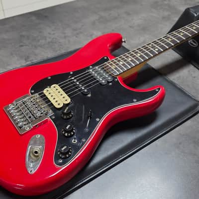1977 Fender Stratocaster Dakota Red Kahler HSH American Vintage 70s 1970's DiMarzio USA Strat Custom Fiesta Red Guitar image 1