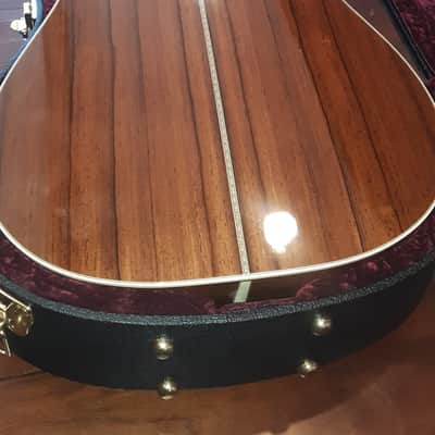 Marklund D-42S 2018  Moon Spruce/Madagascar  (Unreal 12 fret tone and string separation) image 8