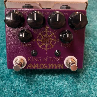Analogman King of Tone V4 with Red Side High Gain Option | Reverb