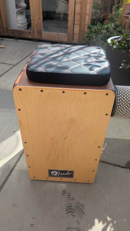 Lindo Platanus Hispanica and Birch Wood Spanish Cajon Drum Adjustable V-Snare image 1