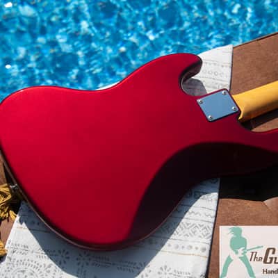 2016 Fender Japan - Classic 60's Jazz Bass Reissue - Candy Apple Red Finish - JB-62 - Made in Japan - Pro Set Up w Perfect Frets/Action/Intonation! image 2