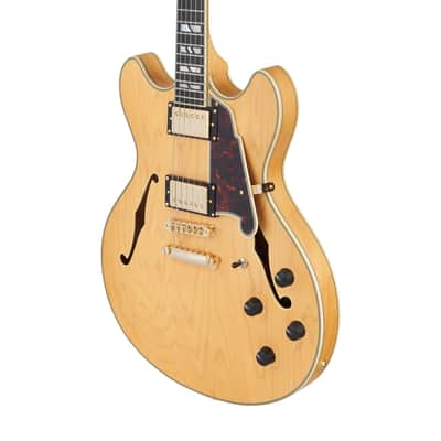 D'Angelico Deluxe DC Satin Honey w/Case image 5