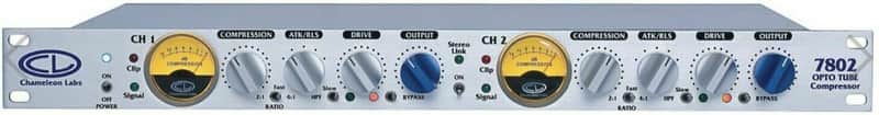 Chameleon Labs 7802 2-Channel Stereo Optical Opto Tube Compressor Serial #7 w/ Extras image 1