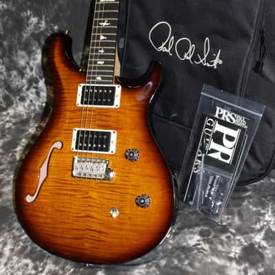 2023 PRS - CE24 Bolt-On Semi-Hollow - Black Amber image 8