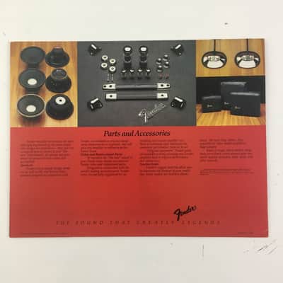 1980s Rivera Era Fender Guitar Amp Amplifiers Collectors Product Catalogue Very Rare Complete Bild 13