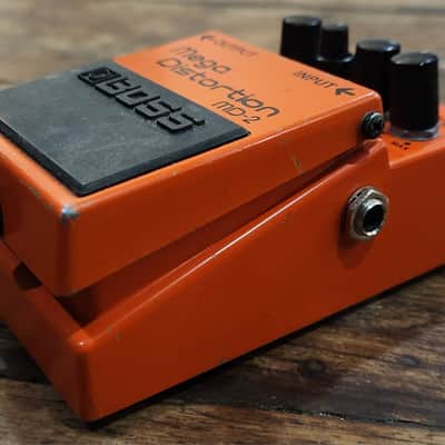 Boss MD2 Analog Mega Distortion Silver Label 1999 Taiwan image 2