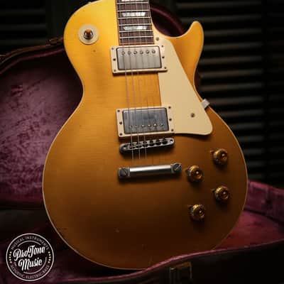 Gibson Les Paul 57' Custom Shop 60th Anniversary Heavy Aged Limited Edition Goldtop image 6