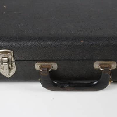 1967-1971 Black Fender Jazz Bass Precision Bass Hardshell CASE GREAT Red Interior Cheney England 1968 1969 1970 1972 1975 image 9