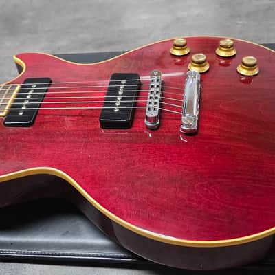 1976 Gibson Les Paul Deluxe Wine Red P90 Vintage Aged Road Worn Relic 70s 1970's P-90 Soap Bar Soapbar Electric Guitar image 6
