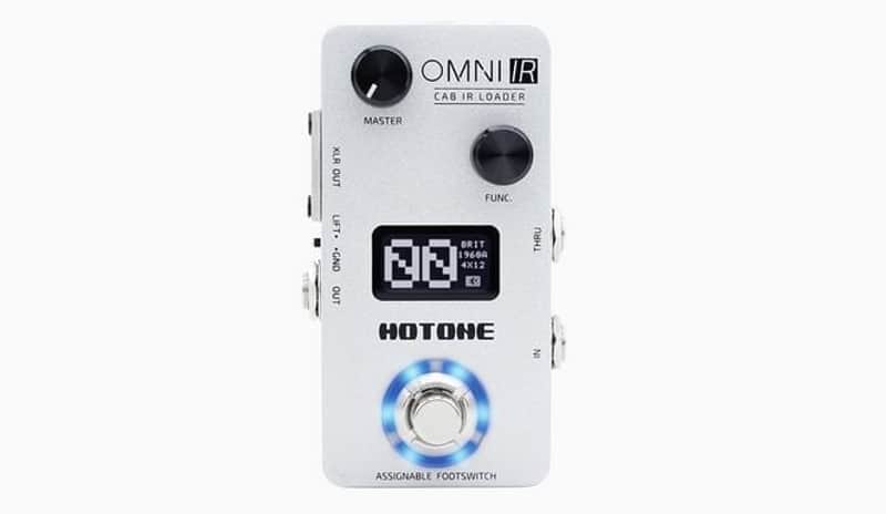 Hotone OMP-6 Cabinet Simulator Impulse Response Loader Pedal, 40 Guitar/Bass Cabinet IRs, 4-Band EQ image 1