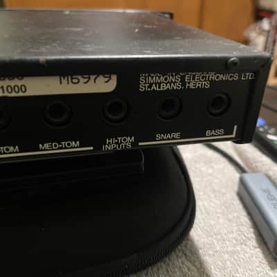 Simmons SDS 1000 5-Channel Drum Sound Module 1986 - Black image 6