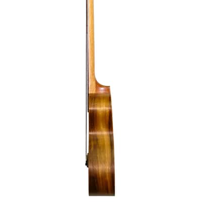 Islander GL6-EQ 6-String Acoustic Electric Baritone Ukulele, Acacia Body image 8